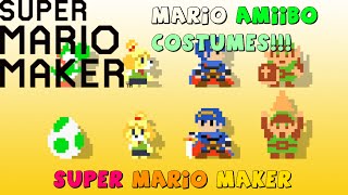 Amiibo Mario Costumes! | Super Mario Maker