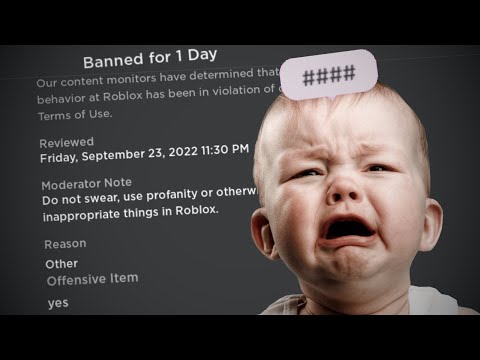 Bruh😭 #roblox #banned