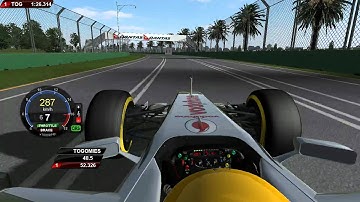 rFactor F1 2012 - Hamilton onboard Melbourne HD