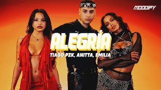 Tiago PZK, Anitta, Emilia - Alegría (Letra sub. español)