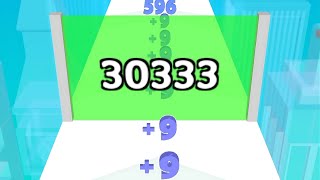 😂 NUMBER MASTER Run Merge (1Q = 10,000,000,000,000) 🆚 Sticky Numbers - Help me 2048 Gameplay part 74 screenshot 5