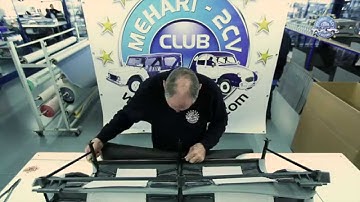 How to reupholstery your rear 2CV seat with seat covers with sides