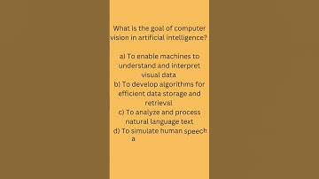 🌟 Unveiling the Goal of Computer Vision in Artificial Intelligence 🤖👁️