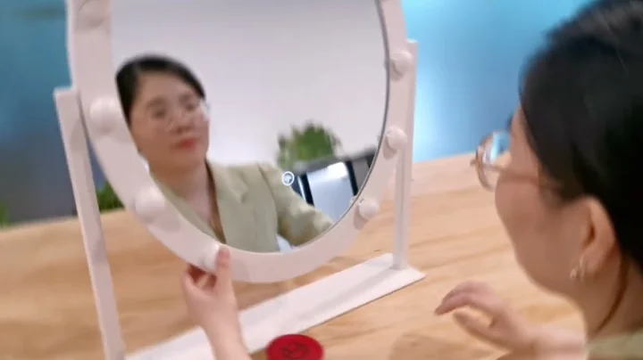 Round Dressing Table Mirror With Lights