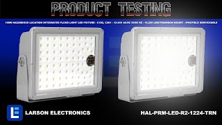 100W Hazardous Location Integrated Flood Light LED Fixture - C1D2, C2D1 - 12-24V AC/DC 50/60 Hz