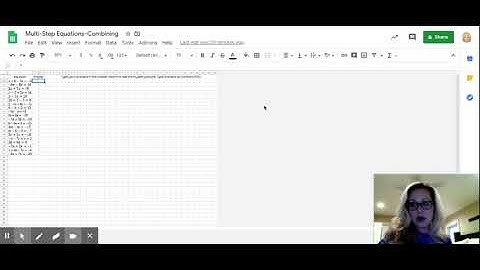 Multi-Step Equations-Combining - Pixel Art
