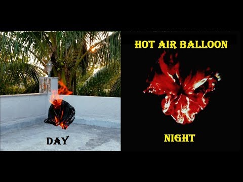 HOW TO MAKE FIRE BALLOON OR HOT AIR BALLOON