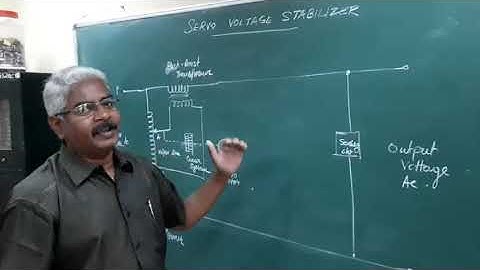 SERVO VOLTAGE STABILIZER - Concept, Working and Operation