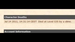 Tomurka Dead 535 EK dead by slime.