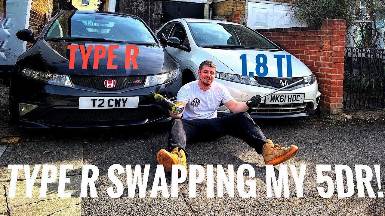 PROJECT TI - R! HONDA CIVIC MK8 5DR TYPE R CONVERSION PT.1 - YouTube