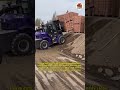 💪Heavy duty 4WD forklift climbing muddy slope. #shorts