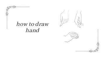 How to draw hands | 3 different poses |fashion illustration for beginners