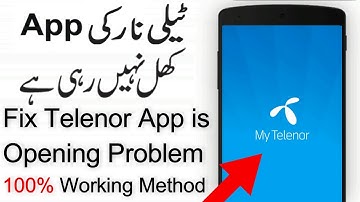 My Telenor app Login Problem Solved | Telenor App Login Problem | Telenor App Open nahi ho rahe hai