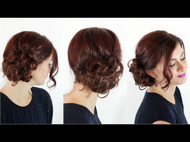 Messy Side Bun Hair Tutorial - YouTube