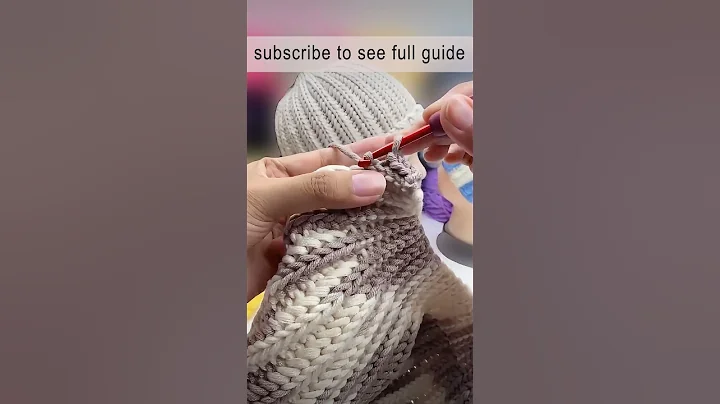 #crochethat, Easy Crochet a Beanie hat👌👌 😍😍   Crochet Beanie Pattern， Do you like this color combo?