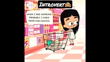INTROVERT🙈 #shorts #animation #funny #cartoons
