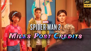 Marvel's Spider-Man 2 Miles Post Credits scene | PS5 4K 60 FPS HDR