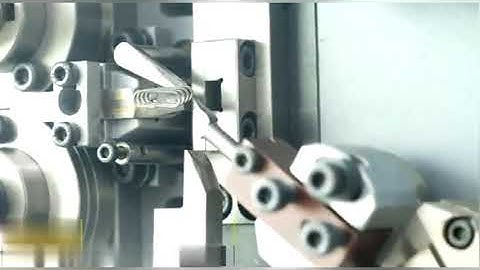 Torsion spring made by HCT-808 8 axis high speed compression spring machine, WECOIL MACHINERY