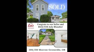 SOLD 208 210 Morrow Greenville OH