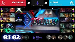 C9 vs 100T - Game 2 | Round 1 LCS 2021 Mid-Season Showdown | Cloud 9 vs 100 Thieves G2 full game