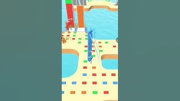 bridge race 42 level #shortvideo #games #gaming #funny #shorts