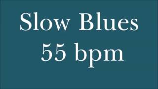 Video thumbnail of "[Drum Loop for Practice] Slow Blues 55 Bpm"