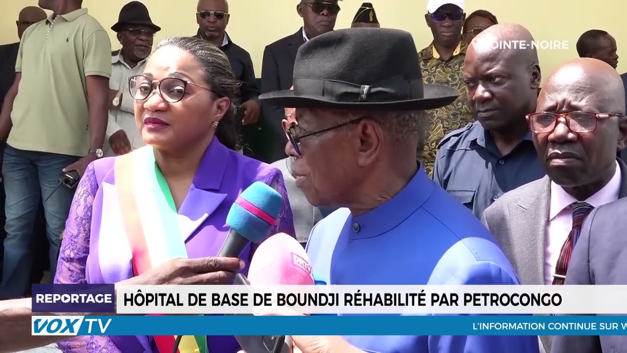 Hôpital de base de Boundji réhabilité par PetroCongo