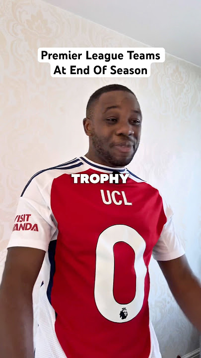 Premier League Teams At End Of Season