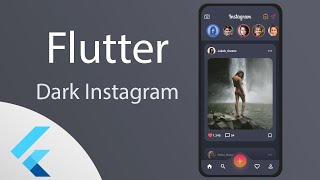 Flutter - Dark Instagram UI Concept- Speed Coding