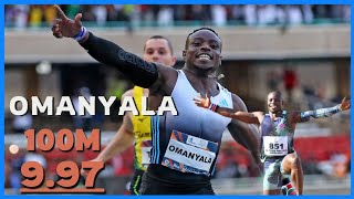 FERDINAND OMANYALA STORMS 9.97 IN 100M!