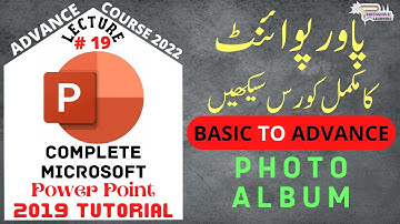 MS Power Point Tutorial in Urdu/Hindi - Complete PowerPoint Presentation - Lecture # 19 - Plearning