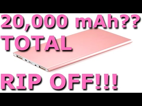 Pink Ultrathin 20,000mAh Power Bank Thorough Review Yes, TOTAL Rip Off