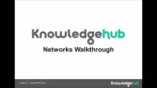 How To Access Your Network On The Knowledge Hub