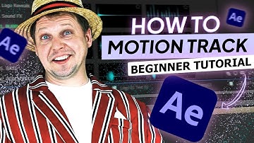 How to MOTION TRACK in After Effects (beginner tutorial)