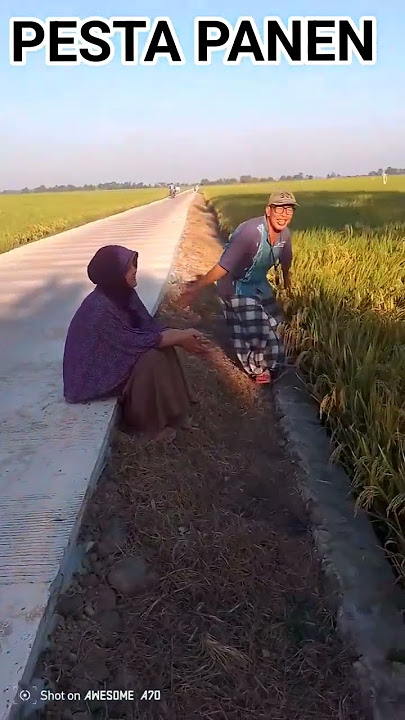 Pesta panen petani bahagia