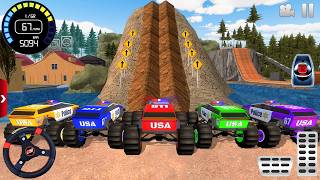 Impossible US Police Monster Truck Driving 3D - Extreme Offroad Ramp Stunts - Android GamePlay #5 screenshot 5