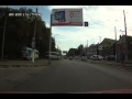 первые два перекрестка пешходы-дальтоника и в конце девятка две сплошные