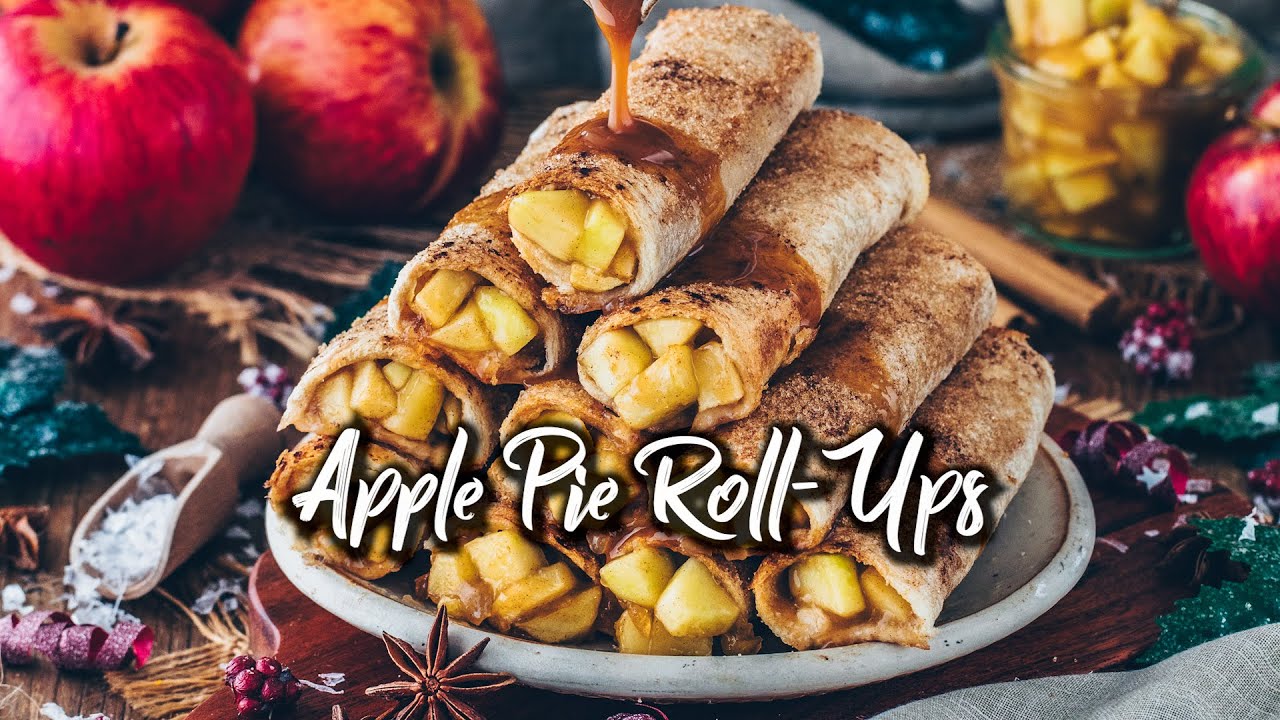 Apple Pie Roll-Ups (Baked Vegan French Toast) * Recipe