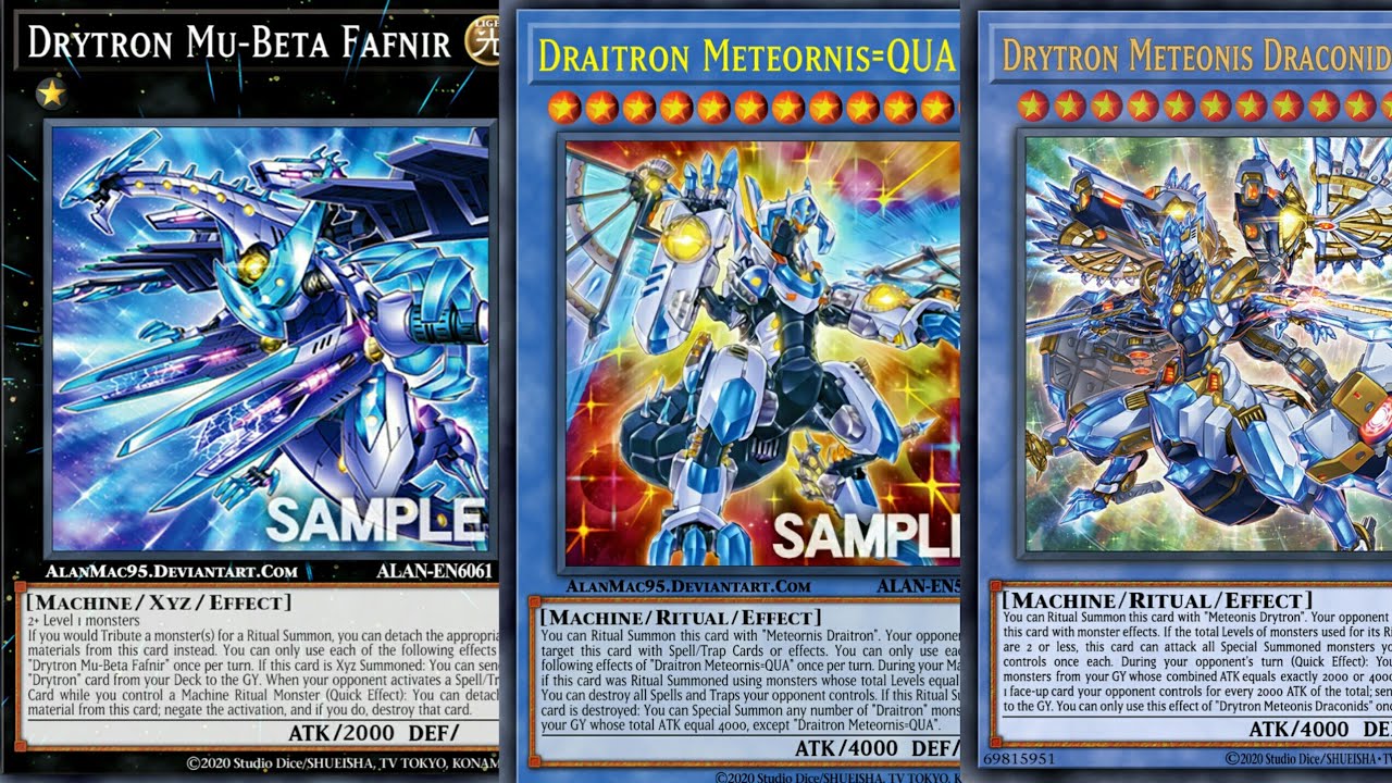 DECK DRYTRON 2021 Videos (EDOPRO )