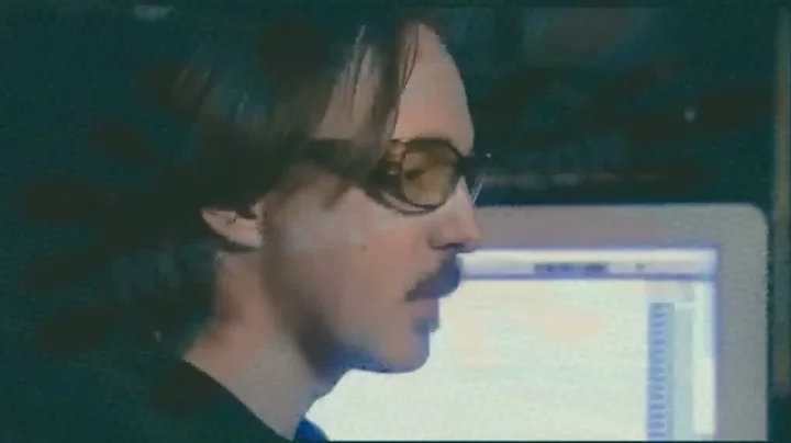 Butch Vig recording "Something In The Way" with KurtCobain