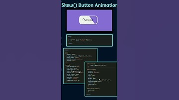skew Button Animation using HTML And CSS | Button Hover Effect #html #css #programming #webdesign