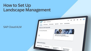 How to Set Up Landscape Management in SAP Cloud ALM
