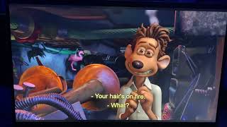 Flushed Away 2006 Hair on fire funny Clip