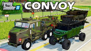 ARMED MILITARY CONVOY! $5,000,000 TANK + ATV | FS22