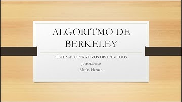 algoritmo de berkeley