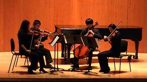 String Quartet in Bflat major, Op. 18, No.6 Allegro con brio Beethoven