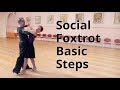 Social foxtrot  basic steps for beginners