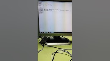 Java script |||| print hello world