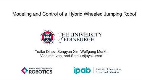 Modeling and Control of a Hybrid Wheeled Jumping Robot