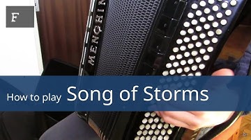 How to play Song of Storms on the accordion